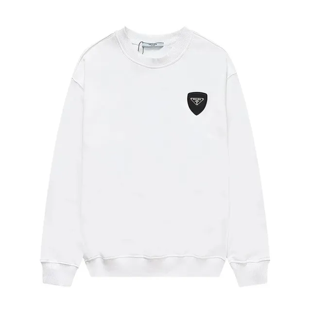 Prada Crewneck Sweatshirt Shield Logo