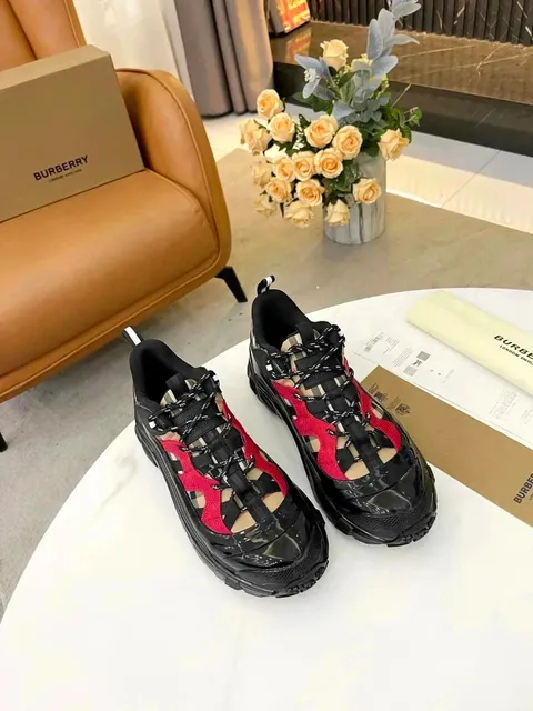Burberry Chunky Sneaker Checkered Panel