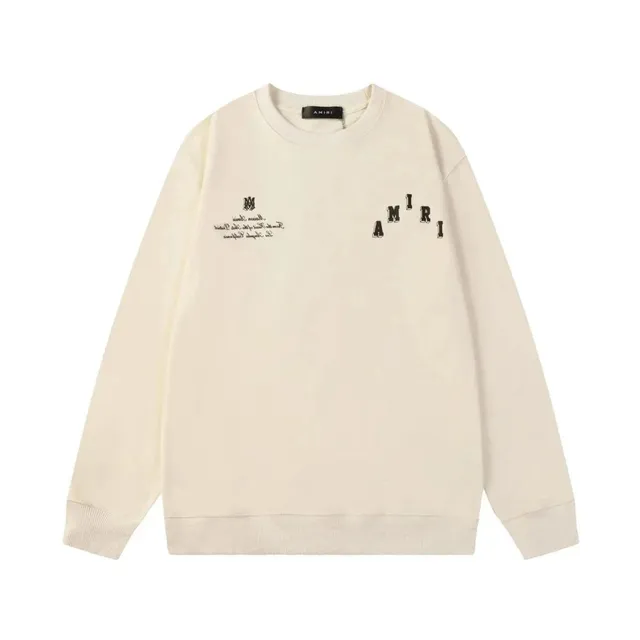 Amiri Crewneck Sweatshirt Embroidered Logo