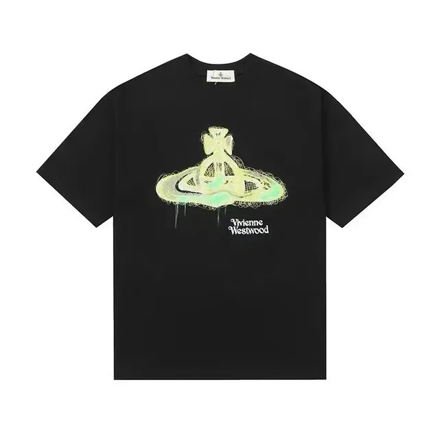 Vivienne Westwood Orb Graphic Tee Glowing Orb Print