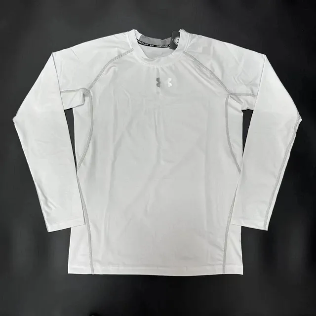 Under Armour HeatGear Compression Long Sleeve Solid White