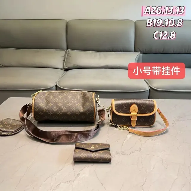 Louis Vuitton Monogram Canvas Set Small with Strap