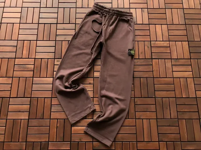 Stone Island Track Pants Cotton Fleece