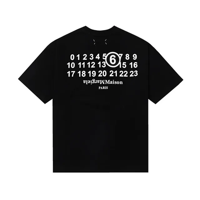 Maison Margiela Numbered Tee White Print