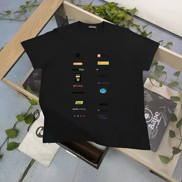 Balenciaga Logo Grid T-Shirt