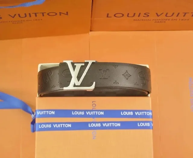 Louis Vuitton LV Belt Monogram Embossed