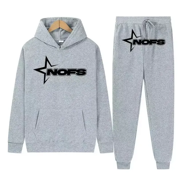Corteiz Hoodie and Joggers Set Star Logo