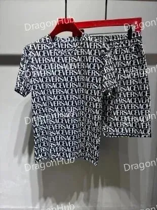 Versace Printed Shorts All-Over Logo
