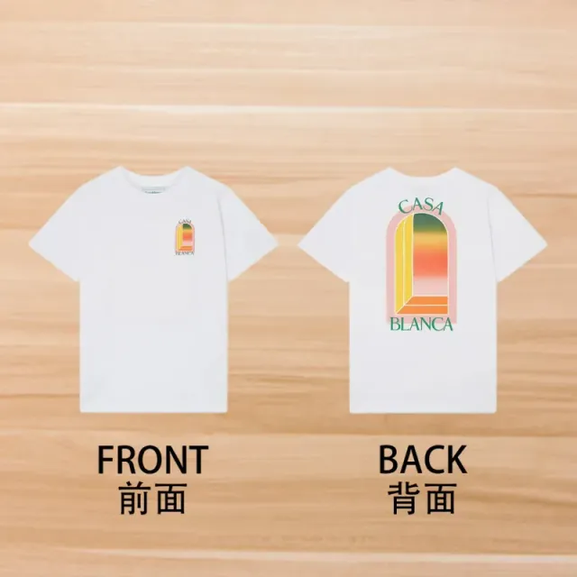 No. 3 before and after models-rainbow gradient door-green letters white