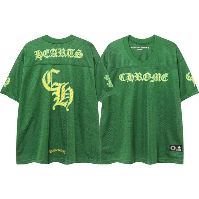 Chrome Hearts Mesh Jersey Hearts Chrome Logo