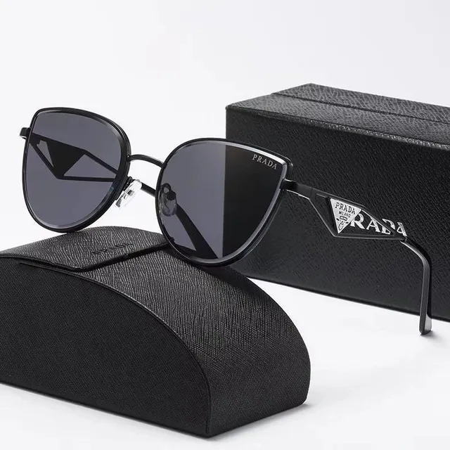 Prada Cat-Eye Sunglasses Triangle Logo