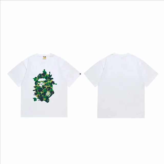 BAPE Shark Tee Camo Ape Head