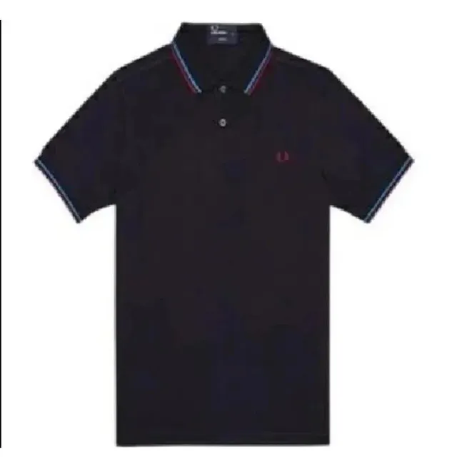 Fred Perry Polo Shirt Tipped Collar and Cuffs