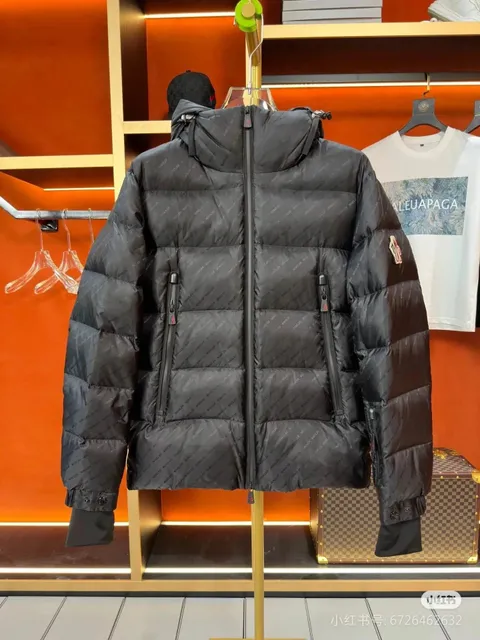 Moncler Logo-Print Puffer Jacket