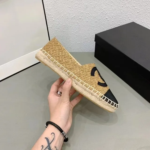 编织金 鞋头黑