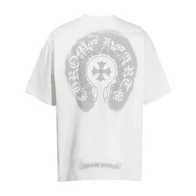 Chrome Hearts Graphic Tee Cross Logo Print