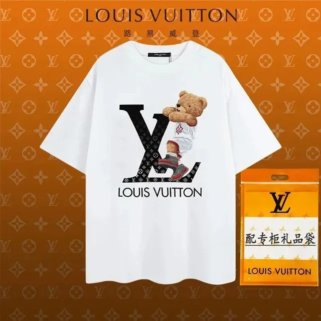 Louis Vuitton T-Shirt Teddy Bear LV Print