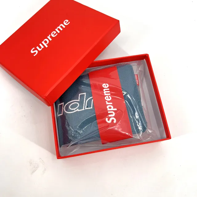 Supreme Box Logo Wallet Navy