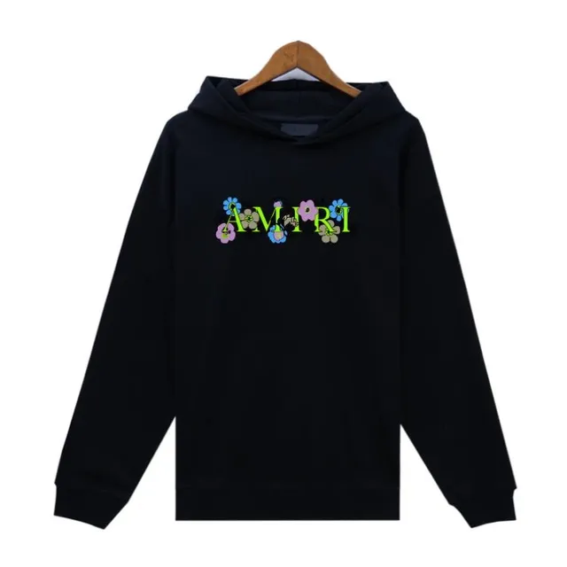 Amiri Hoodie Floral Logo