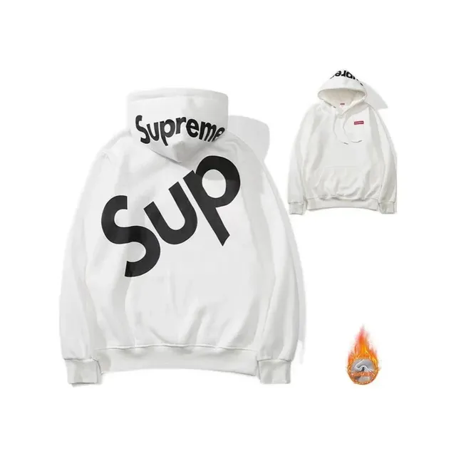 Supreme Box Logo Hooded Sweatshirt White