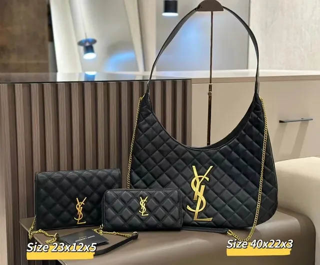 Saint Laurent Niki Hobo Quilted Leather