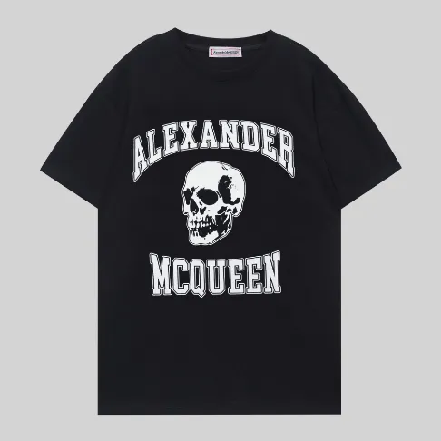 Alexander McQueen Skull Graphic Tee Arch Logo Skull