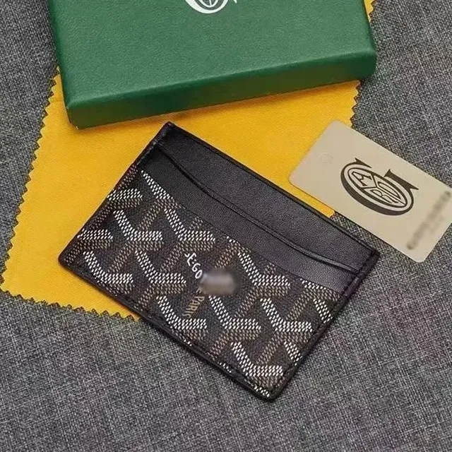 Goyard Card Holder Goyardine Canvas