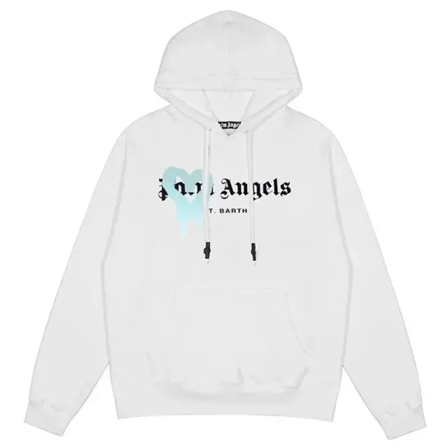 Palm Angels Hoodie Heart Logo