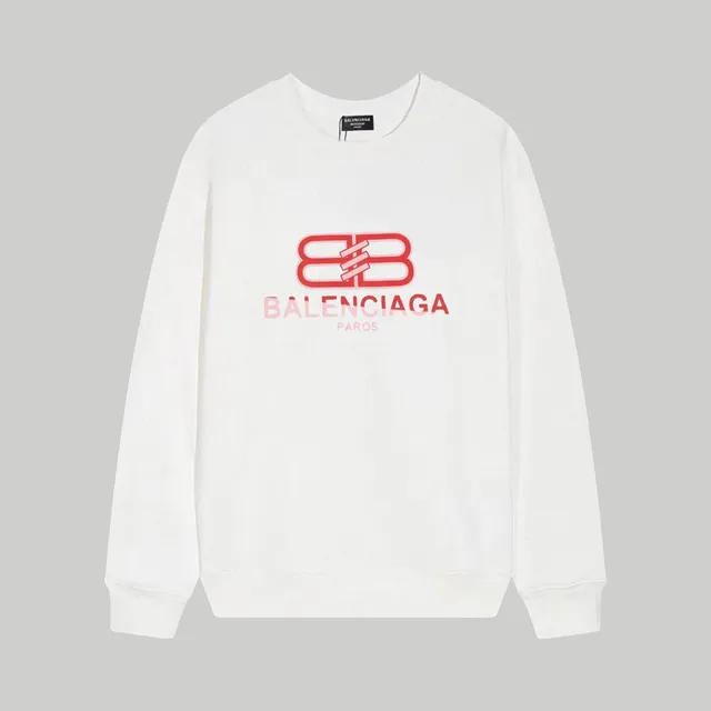Balenciaga Crewneck Sweatshirt Red Logo