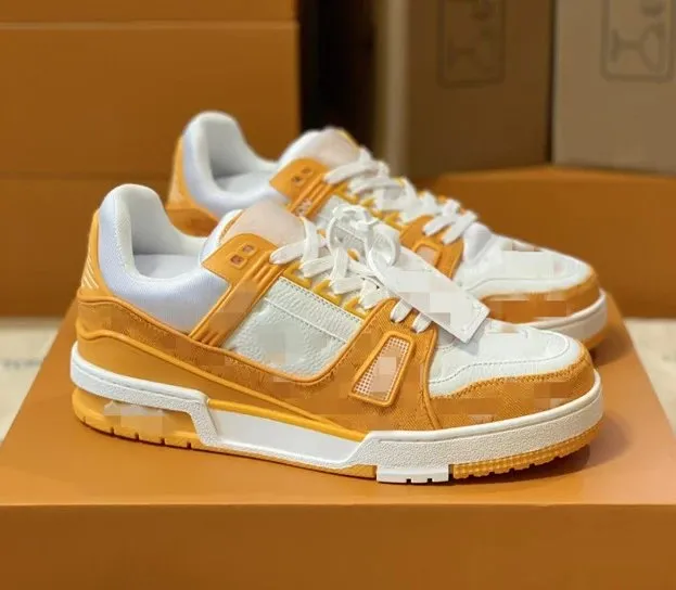 Louis Vuitton On The Go Sneaker Yellow and White