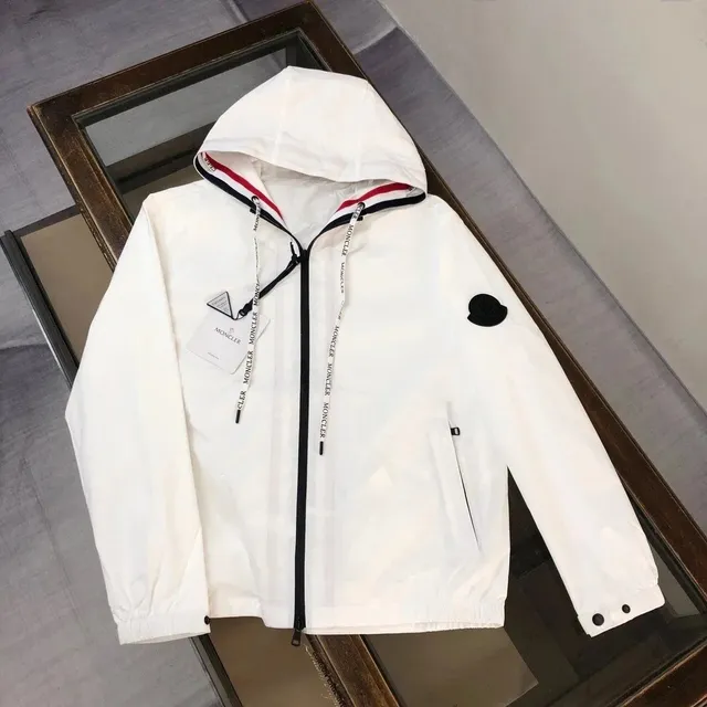 Moncler Hooded Windbreaker Logo Tape Hood