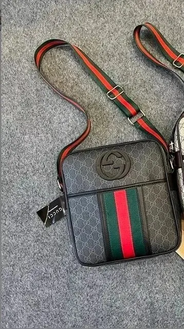 Gucci GG Marmont Mini Crossbody Web Stripe