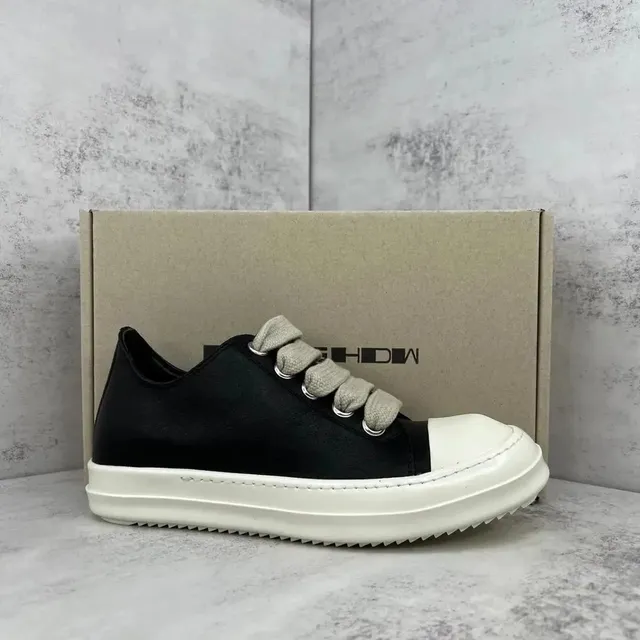 Rick Owens Geobasket Black/White
