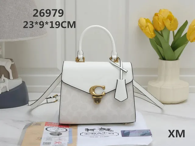 Coach Top-Handle Bag Signature Canvas