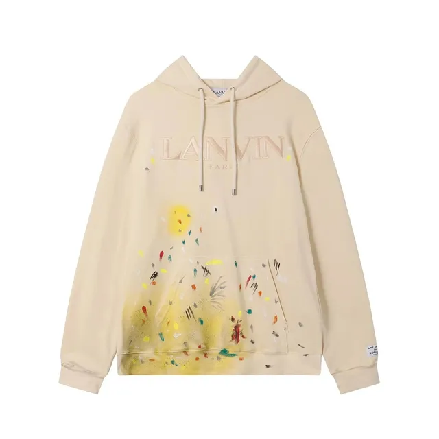 Lanvin Hoodie Paint Splatter