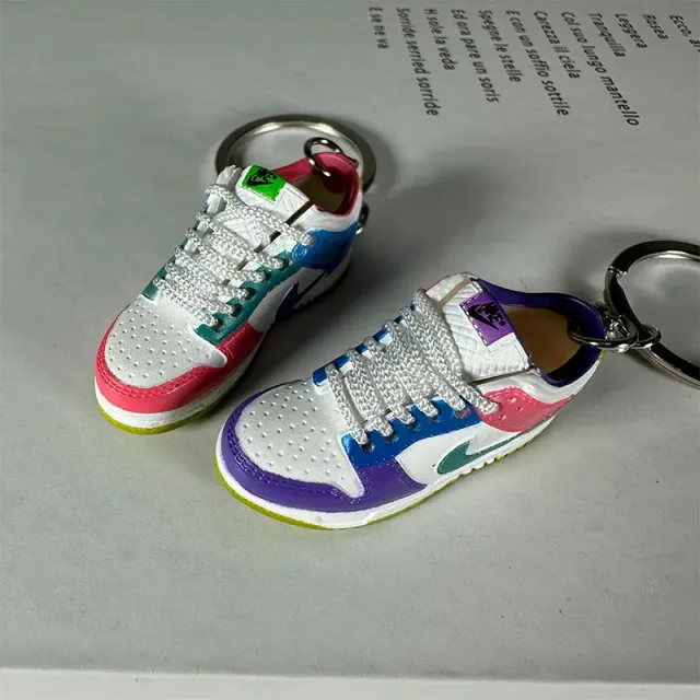 132. colorful patchwork purple random one