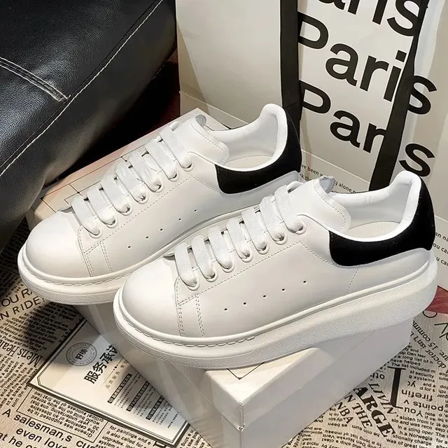 Alexander McQueen Oversized Sneaker White Black