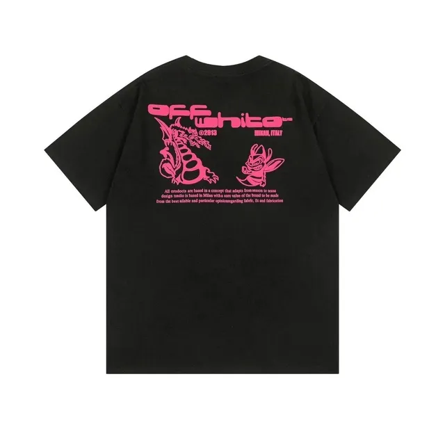 Off-White Graphic Tee Dragon Print