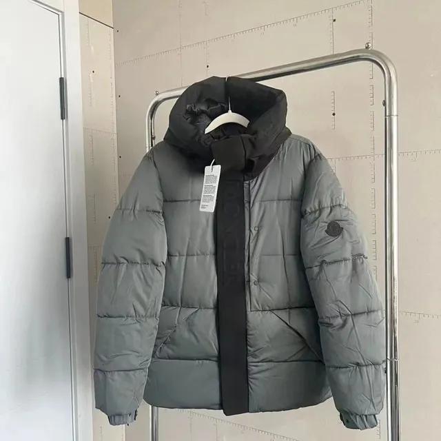Moncler Puffer Jacket Oversized Quilted with Logo Webbing
