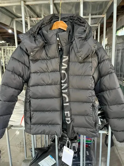 Moncler Puffer Jacket Logo Tape