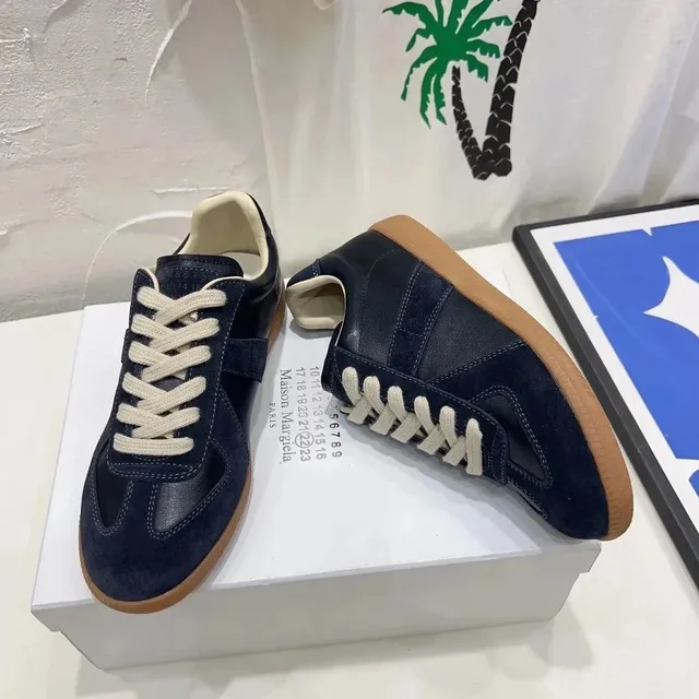 Maison Margiela Future Sneaker Navy Suede