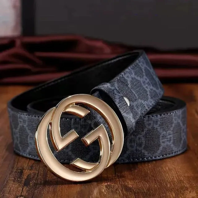 Black gold buckle