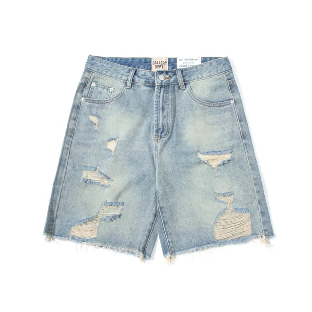 Gallery Dept. Distressed Denim Shorts