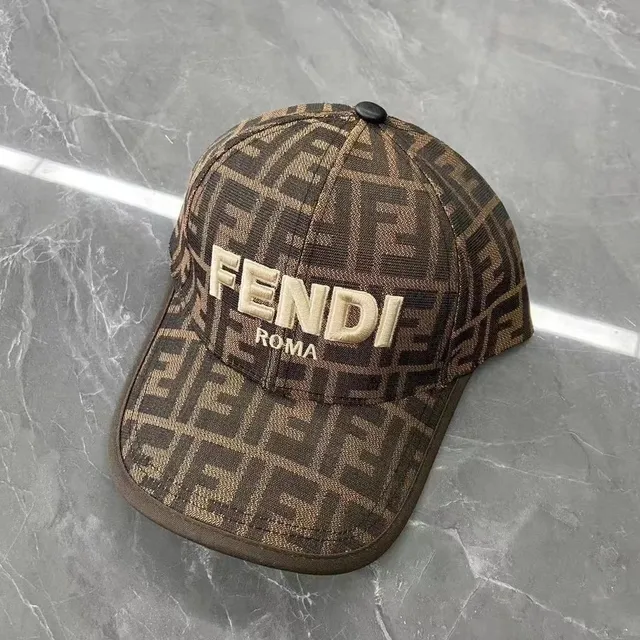 Fendi Baseball Cap FF Logo Monogram