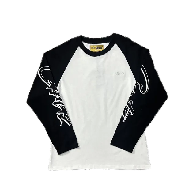 Corteiz Raglan Long Sleeve Tee Script Sleeve