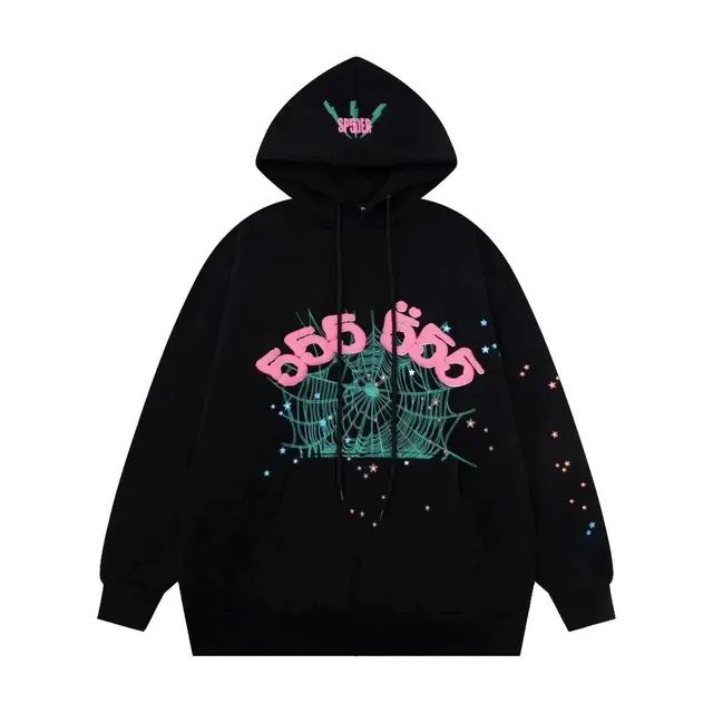 Sp5der Hoodie Spider Web Graphic