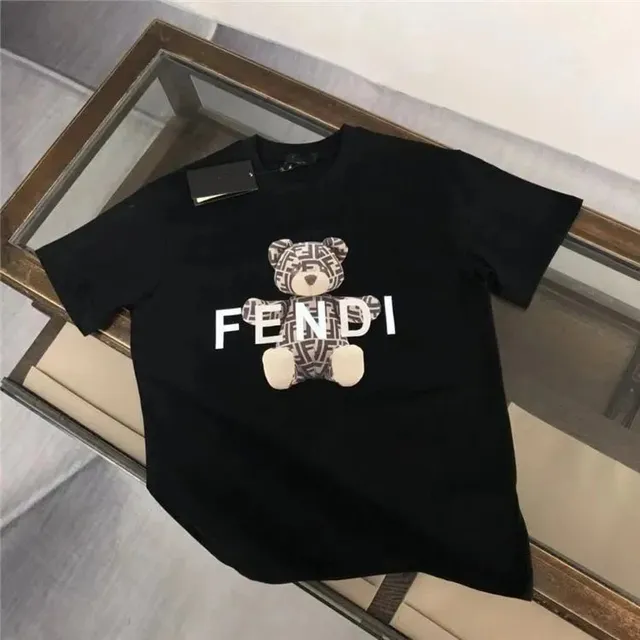 Fendi T-Shirt FF Bear Logo