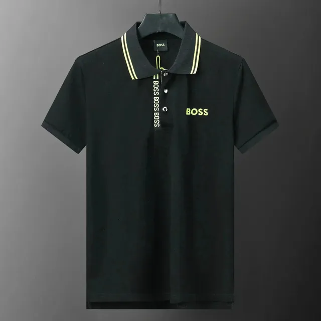 Hugo Boss Polo Shirt Contrast Trim Logo