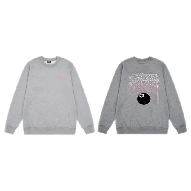 Stüssy Crewneck Sweatshirt 8-Ball Graphic