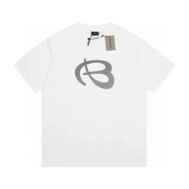 Balenciaga Logo T-Shirt Silver Logo